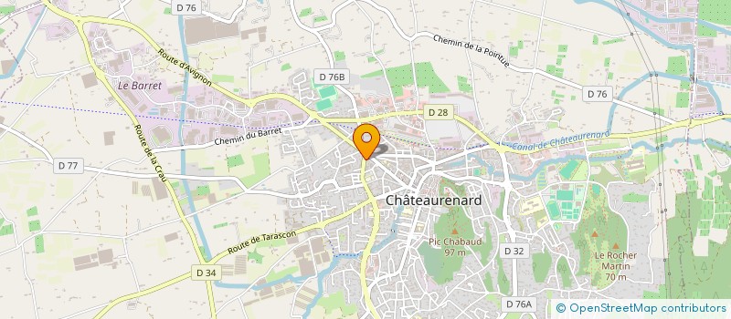 localisation de l'entreprise MONSIEUR CLAUDE PERNIX  CHATEAURENARD