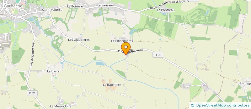 localisation de l'entreprise MONSIEUR CLAUDE PERRAUDEAU à BOIS-DE-CENE