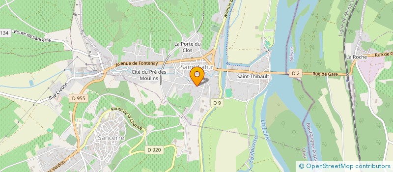 localisation de l'entreprise MONSIEUR CLAUDE PERRAUDIN  SAINT-SATUR