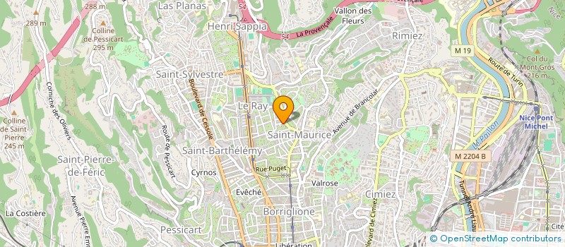 localisation de l'entreprise MONSIEUR CLAUDE PERREAU  NICE