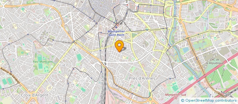 localisation de l'entreprise MONSIEUR CLAUDE PERRIER à MONTPELLIER