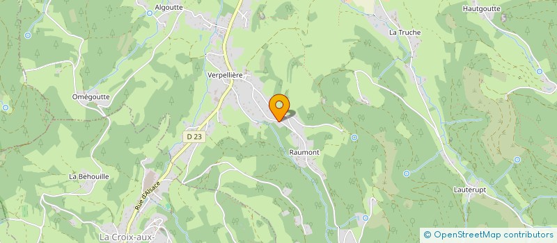 localisation de l'entreprise MONSIEUR CLAUDE PERRIN  BAN-DE-LAVELINE