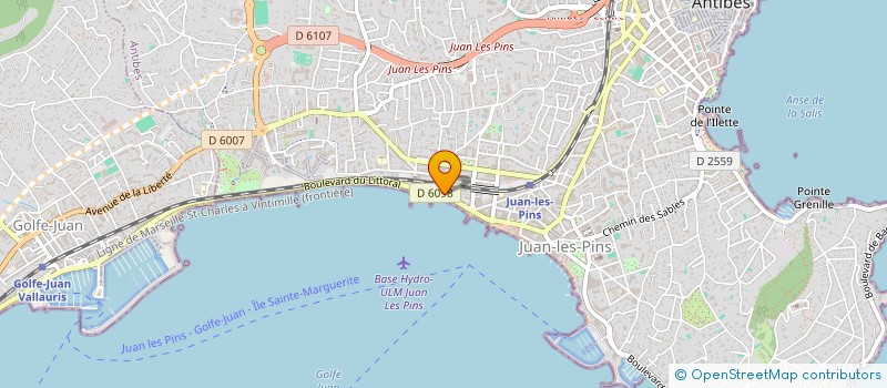localisation de l'entreprise MONSIEUR CLAUDE PERRIOL à ANTIBES