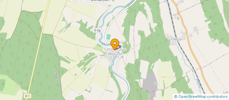 localisation de l'entreprise MONSIEUR CLAUDE PETELOT  CIRCOURT-SUR-MOUZON