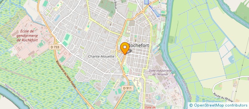 localisation de l'entreprise MONSIEUR CLAUDE PETIT  ROCHEFORT