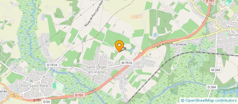 localisation de l'entreprise MONSIEUR CLAUDE PETIT  SAINT-LEGER-LES-VIGNES