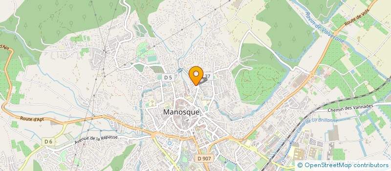 localisation de l'entreprise MONSIEUR CLAUDE PETROCHI à MANOSQUE