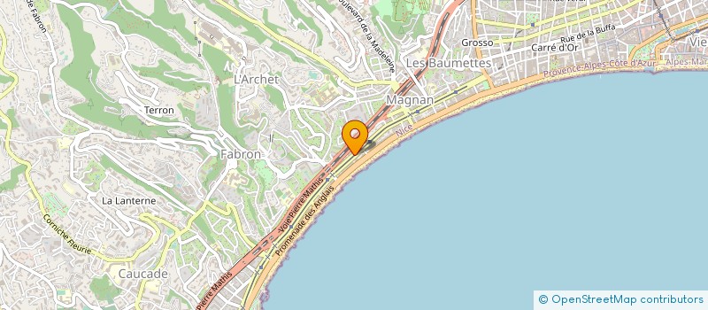 localisation de l'entreprise MONSIEUR CLAUDE PETTITI à CAGNES-SUR-MER