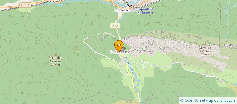 localisation de l'entreprise MONSIEUR CLAUDE PEUCKERT  PUILAURENS