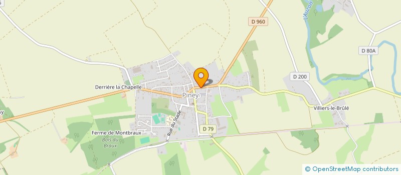 localisation de l'entreprise MONSIEUR CLAUDE PFLEGER  PINEY