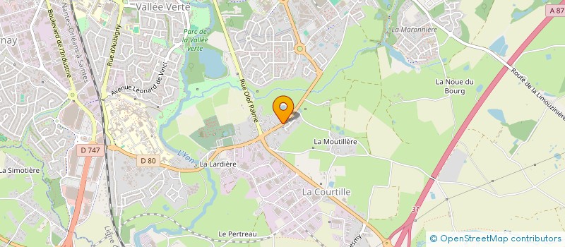 localisation de l'entreprise MONSIEUR CLAUDE PHELIPPEAU  LA ROCHE-SUR-YON