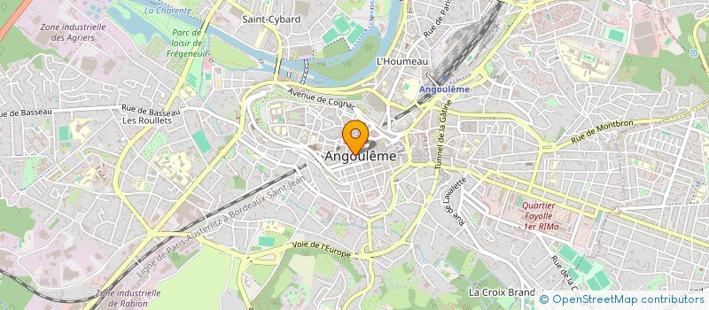 localisation de l'entreprise MONSIEUR CLAUDE PHILIPPE TEHERO à ANGOULEME