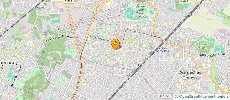 localisation de l'entreprise MONSIEUR CLAUDE PHILIPPOT  SARCELLES