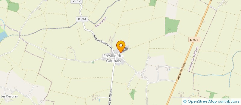 localisation de l'entreprise MONSIEUR CLAUDE PICARD  FREVILLE EN GATINAIS