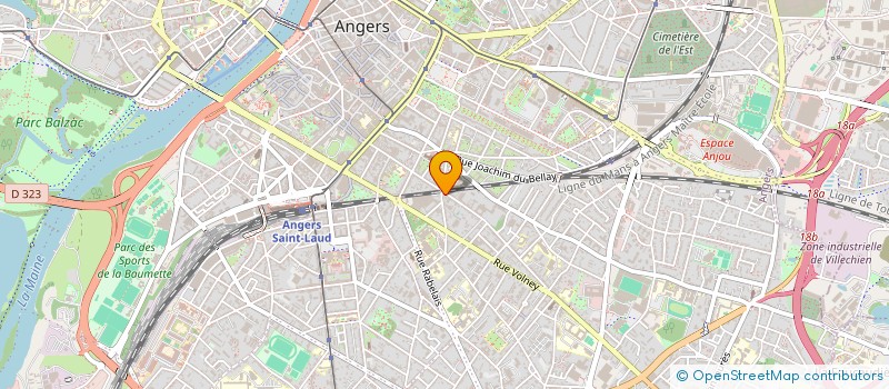 localisation de l'entreprise MONSIEUR CLAUDE PICARD à ANGERS