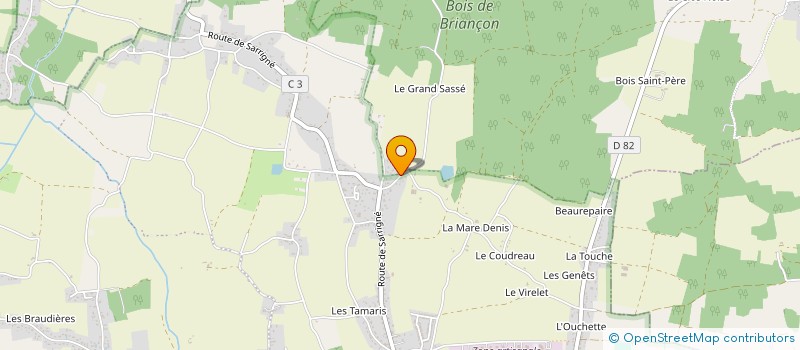 localisation de l'entreprise MONSIEUR CLAUDE PICHARD  LOIRE-AUTHION