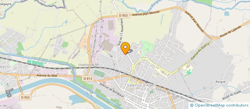 localisation de l'entreprise MONSIEUR CLAUDE PIEDOUE  CASTELSAGRAT