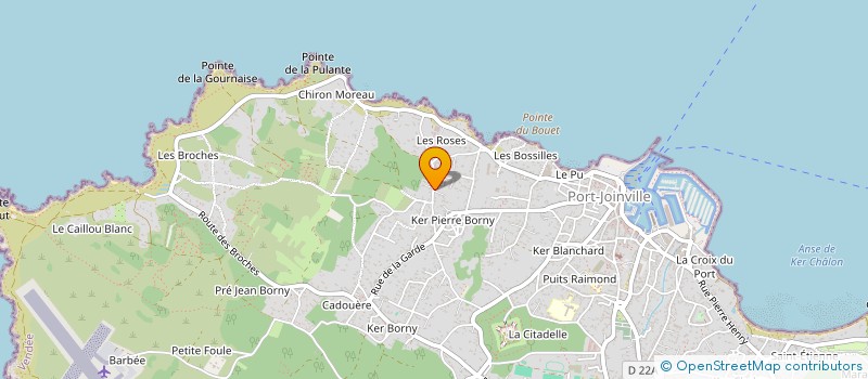 localisation de l'entreprise MONSIEUR CLAUDE PIEDPLAT à L'ILE-D'YEU