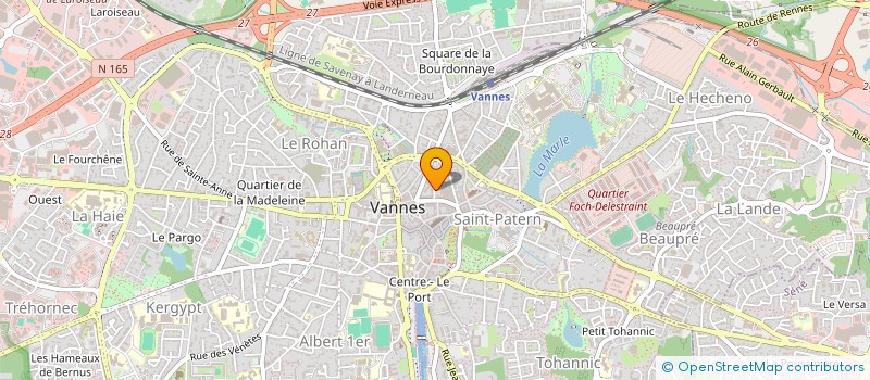 localisation de l'entreprise MONSIEUR CLAUDE PIERRE à VANNES