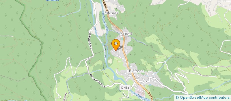 localisation de l'entreprise MONSIEUR CLAUDE PIERREL  THIEFOSSE