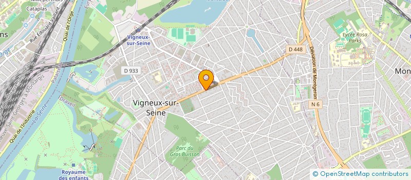 localisation de l'entreprise MONSIEUR CLAUDE PIGEONNEAU à VIGNEUX-SUR-SEINE
