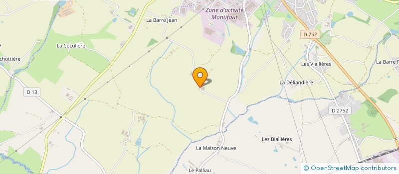 localisation de l'entreprise MONSIEUR CLAUDE PIGNON  POUZAUGES