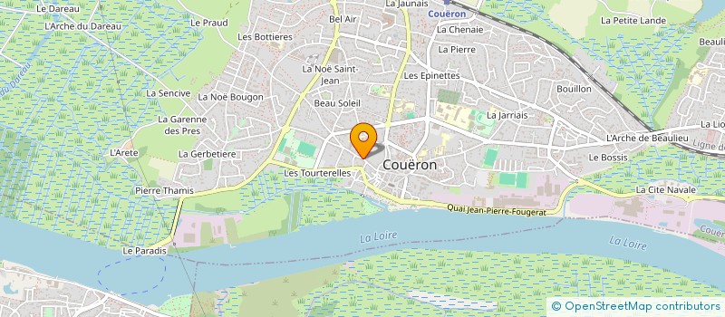localisation de l'entreprise MONSIEUR CLAUDE PINEL à COUERON