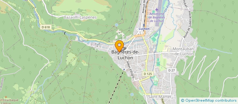 localisation de l'entreprise MONSIEUR CLAUDE PINOS à BAGNERES-DE-LUCHON