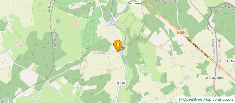 localisation de l'entreprise MONSIEUR CLAUDE PINSON  NOYANT-VILLAGES