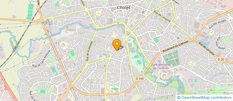 localisation de l'entreprise MONSIEUR CLAUDE PIOU à CHOLET