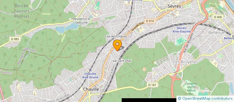 localisation de l'entreprise MONSIEUR CLAUDE PIQUE à CHAVILLE