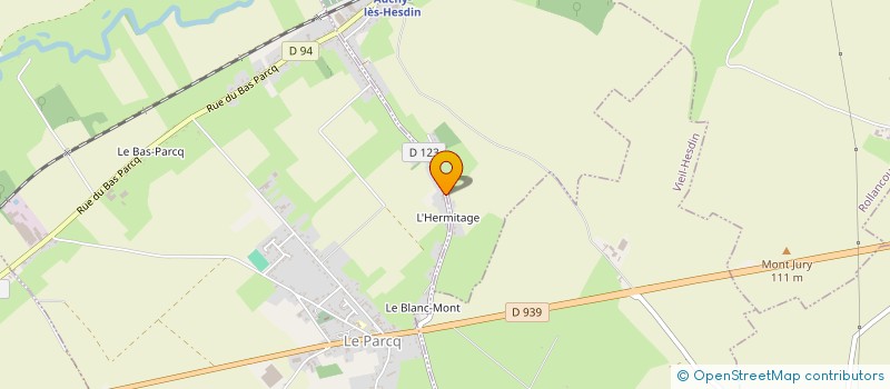 localisation de l'entreprise MONSIEUR CLAUDE PIQUET  LE PARCQ