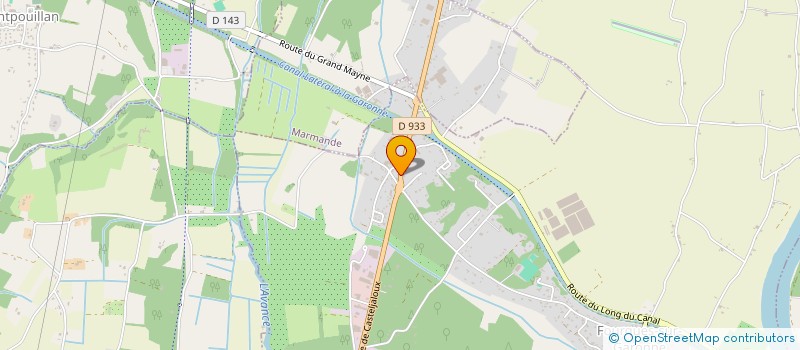 localisation de l'entreprise MONSIEUR CLAUDE PIZZOL  FOURQUES SUR GARONNE