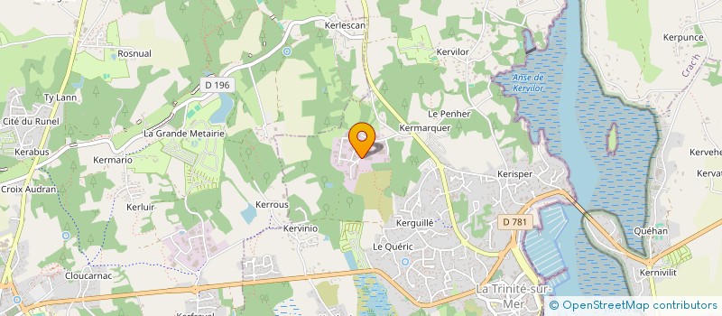localisation de l'entreprise MONSIEUR CLAUDE PLANQUETTE à LA TRINITE-SUR-MER