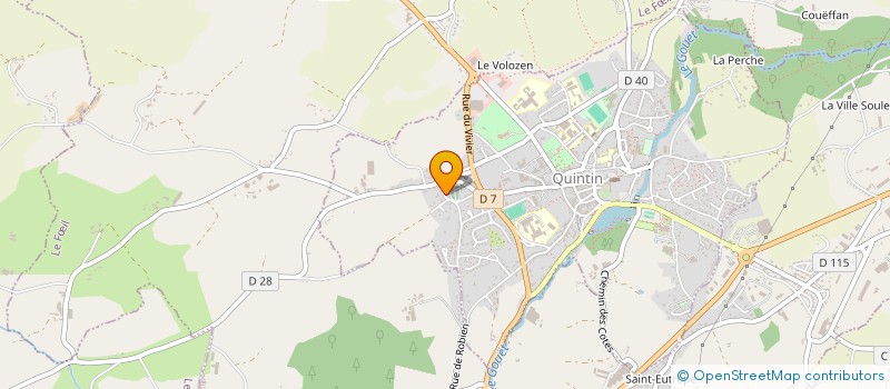 localisation de l'entreprise MONSIEUR CLAUDE PLATON  LE FOEIL