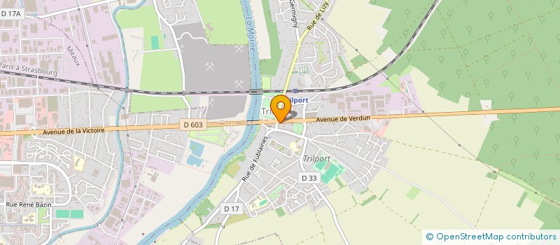 localisation de l'entreprise MONSIEUR CLAUDE PLU  TRILPORT