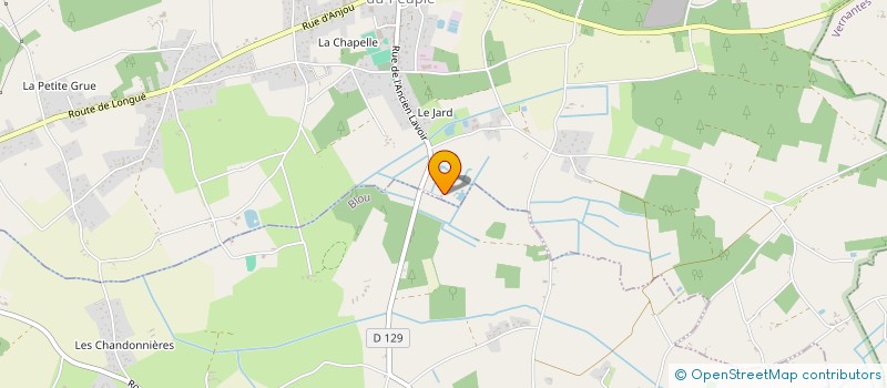 localisation de l'entreprise MONSIEUR CLAUDE POIBLAUD  GENNES-VAL-DE-LOIRE