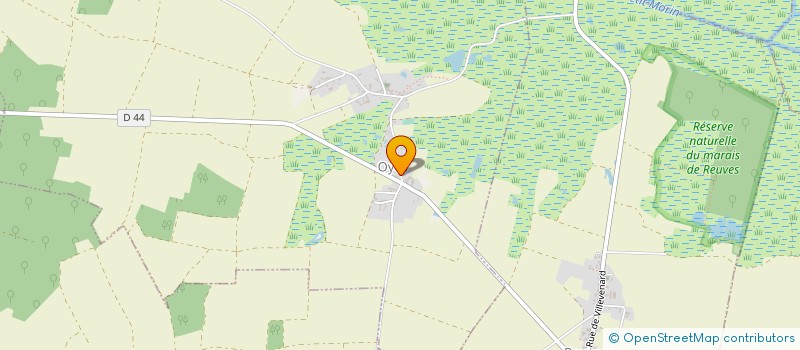 localisation de l'entreprise MONSIEUR CLAUDE POILVERT  OYES