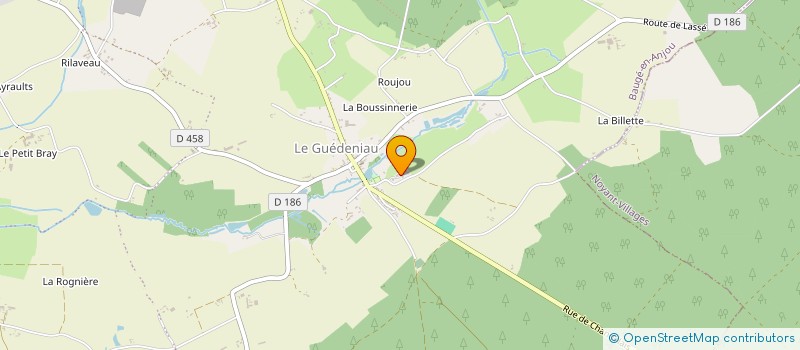 localisation de l'entreprise MONSIEUR CLAUDE POIRIER à BAUGE-EN-ANJOU