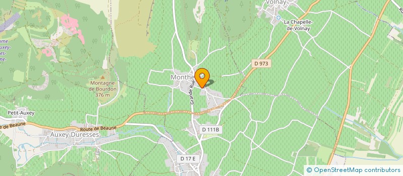 localisation de l'entreprise MONSIEUR CLAUDE POIRIER  MONTHELIE