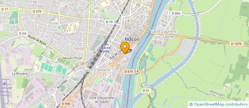 localisation de l'entreprise MONSIEUR CLAUDE POISSONNET à MACON