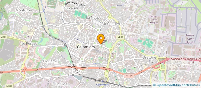 localisation de l'entreprise MONSIEUR CLAUDE PONS à COLOMIERS