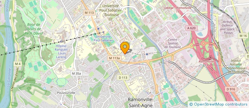 localisation de l'entreprise MONSIEUR CLAUDE PONSIN  GIMONT