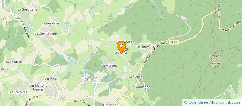 localisation de l'entreprise MONSIEUR CLAUDE PONTET à RONNO
