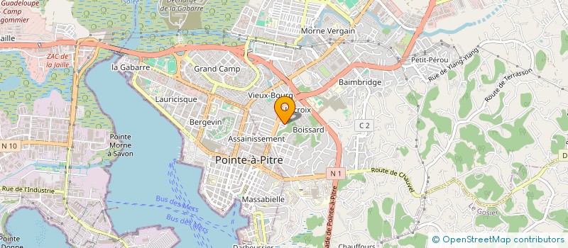 localisation de l'entreprise MONSIEUR CLAUDE POPOTTE à LES ABYMES