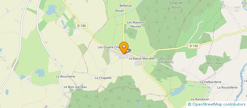 localisation de l'entreprise MONSIEUR CLAUDE PORON à SOULAINES-SUR-AUBANCE