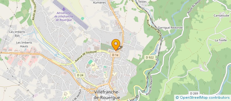 localisation de l'entreprise MONSIEUR CLAUDE PORTAL  VILLEFRANCHE-DE-ROUERGUE