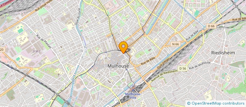 localisation de l'entreprise MONSIEUR CLAUDE POSPIESZYNSKI  MULHOUSE