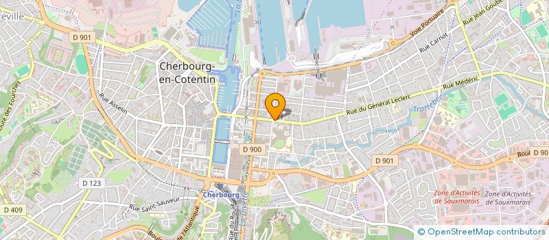 localisation de l'entreprise MONSIEUR CLAUDE POTTIER à CHERBOURG-EN-COTENTIN