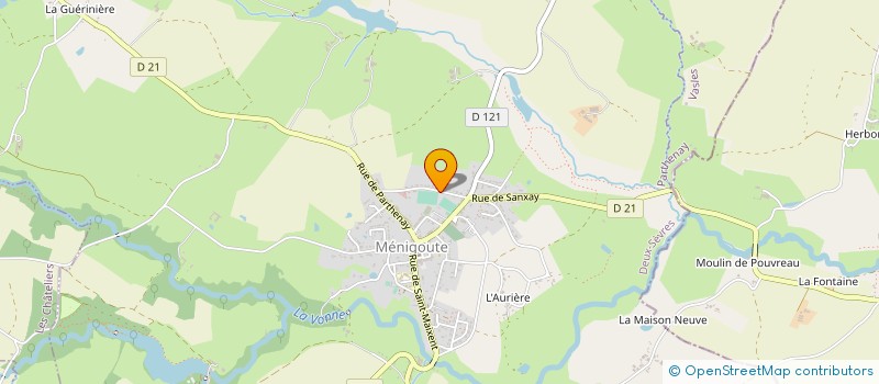 localisation de l'entreprise MONSIEUR CLAUDE POUDRET à MENIGOUTE